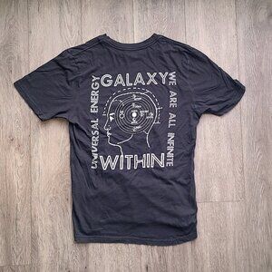 Galaxy Within black t-shirt size mens M